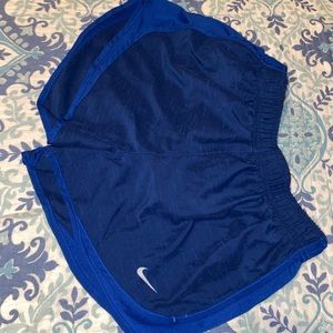 Blue nike shorts! Worn a couple times, too small.